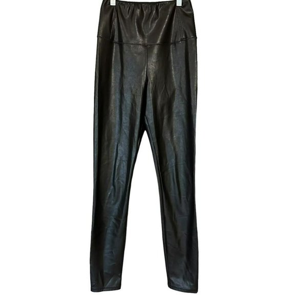 Aritzia Pants - Aritzia Wilfred Free Black Faux Leather Full‎ Length Leggings Womens S